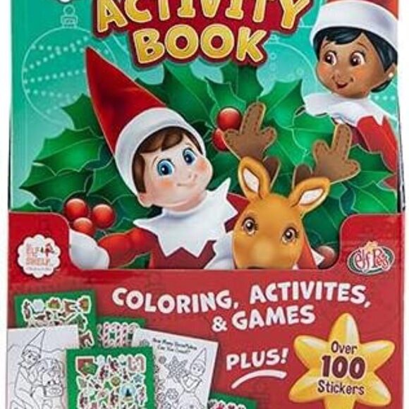 The Elf on the Shelf Santa's North Pole Friend Activity Book With Stickers NEW - Picture 5 of 7
